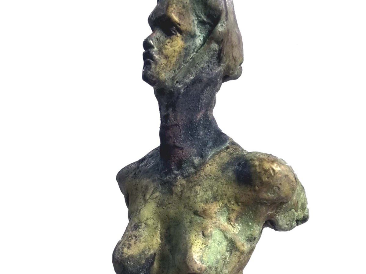 BUSTO MADRE 1- Bronze patiné (H45*L13*P7) (2015)