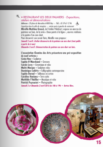 Chemins des Arts aux JEMA