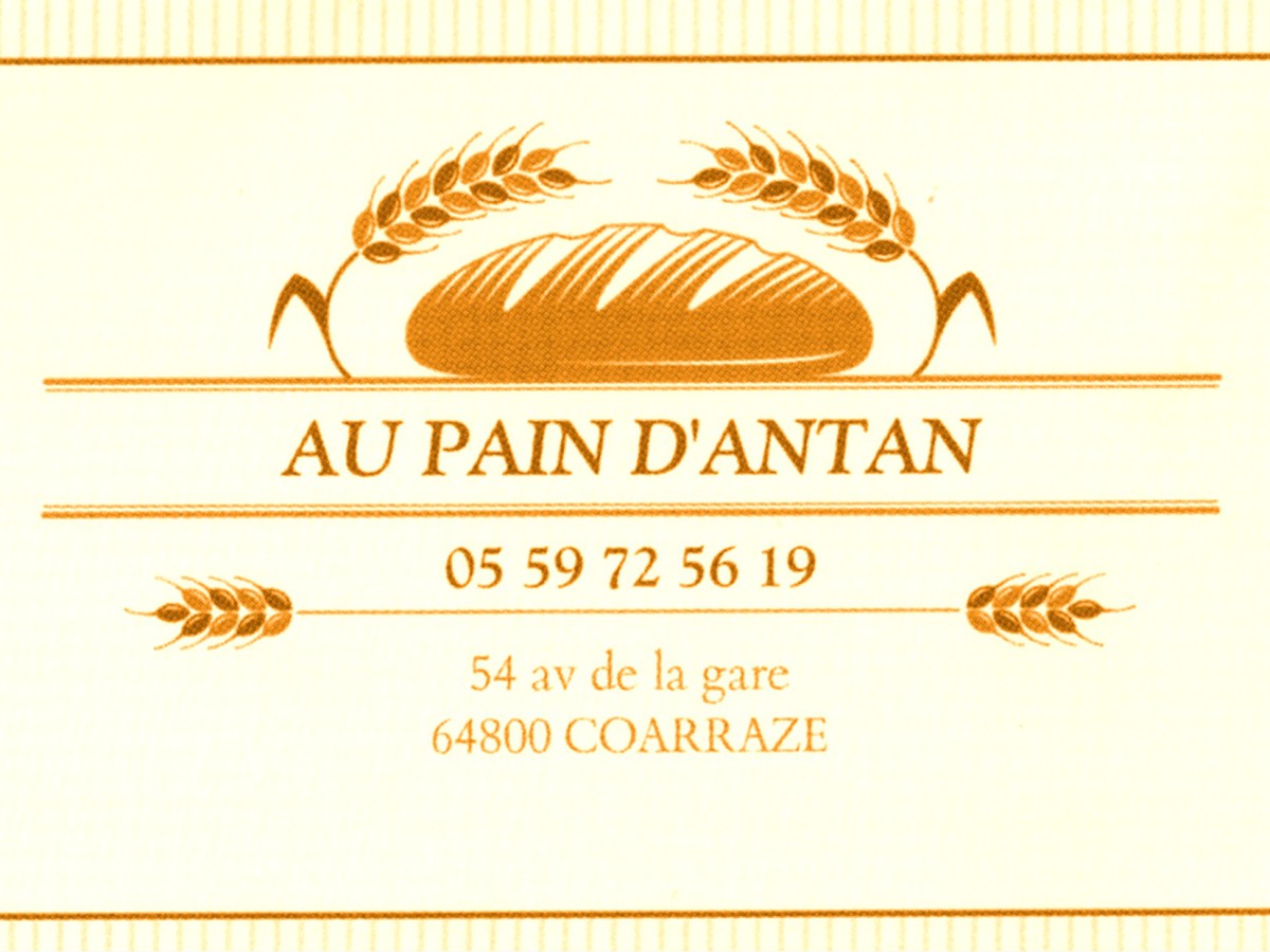 Au Pain d’ANTAN – Boulangerie