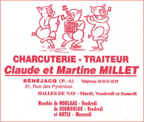 MILLET Claude et Martine – Charcutier