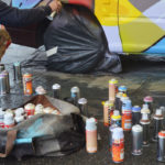 Graffiti sur voiture