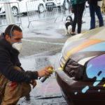 Graffiti sur voiture