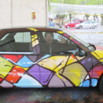 Graffiti sur voiture